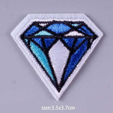 Diamond Rewards Iron On Embroidered Patch